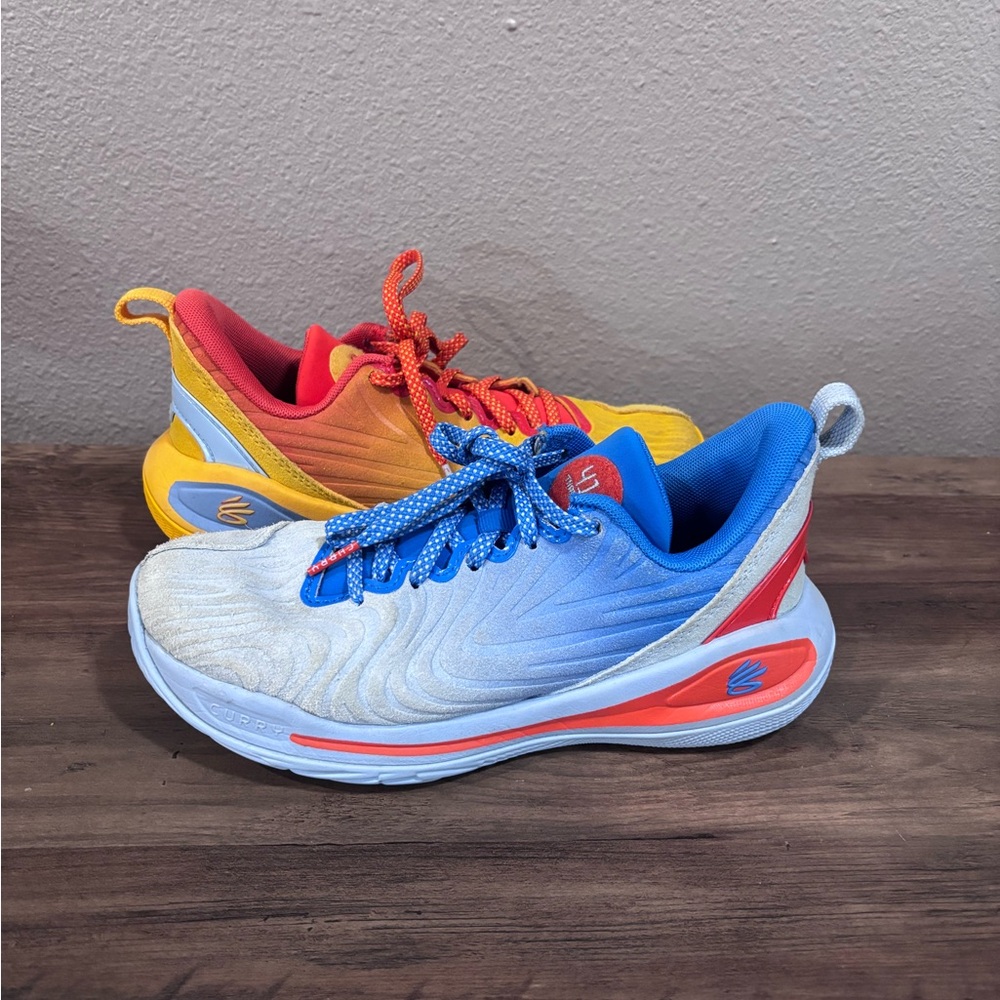 Under Armour Kids Sneakers in Blue and Red
